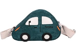 Suillty Kids Toddlers Cute Mini Car Shape Crossbody Bag Little Boys Girls Small Coin Purse Wallet Shoulder Handbags
