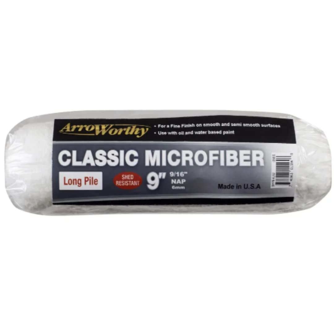 Arroworthy Classic 9" Microfiber Cover (1-3/4" Diameter CORE) Long Pile (9MFR4UW)