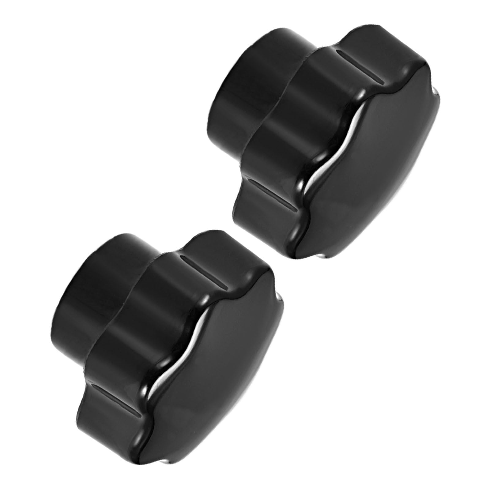 CoCud Star Knob, 50mm Diameter M10, Plastic Head Female Clamping Handle Screw-On Thread Knob Grip - (Applications: for Mechanical Equipment), 2-Pieces