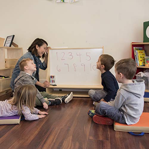 image for ECR4Kids Birch Pic-A-Book Display Stand with Dry Erase White Board and
