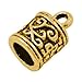 Pack Of 20 x Antique Gold Plated Alloy 6mm Kumihimo Tibetan End Caps - (HA03275) - Charming Beads