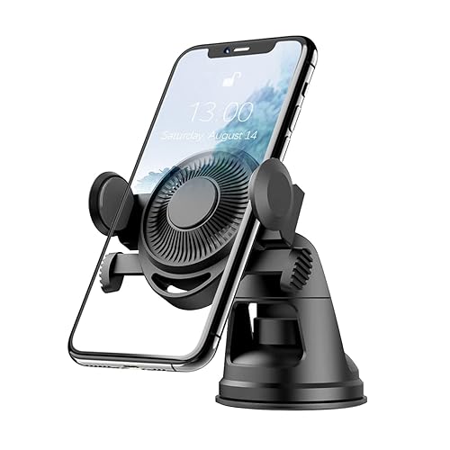 Car Phone Mount, 360°Adjustable Car Phone Holder with Enhanced