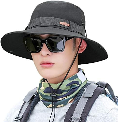サファリハット メンズ 撥水加工 オシャレ度アップ Uvカット Upf50 アドベンチャーハット 日よけ帽子 つば広 大きいサイズ 速乾 軽薄 通気性抜群 紫外線対策 折りたたみ あご紐付き アウトドア 釣り ハイキング 登山 自転車 男女兼用