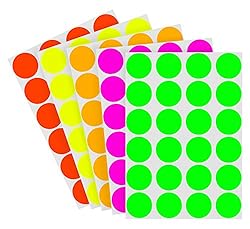 ChromaLabel 3/4 Inch Removable Color-Code Dot Label