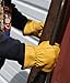 Suse's Kinder Kids Leather Work Gloves, Premium Top Grain Cowhide, For Gardening, Mechanic, Ranch, Riding, Weeding, Pruning (med-ages 6-8)