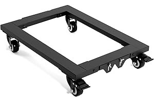 1900lbs Furniture Dolly, Furniture Dolly 4 Wheels, 24x17 Moving Dolly Heavy Duty, Furniture Dollies with Anti-Slip Baffles, S