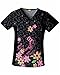 Tooniforms 'V-Neck Knit Panel Top' Scrub Top
