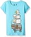 Minecraft Big Girls Animal Totem Short Sleeve Tee, Turquoise, L 10/12