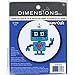 Dimensions Learn-A-Craft Robot Mini Counted Cross Stitch Kit for Beginners, 3''