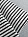 PERSUN Women's Stripes Short Sleeve Cotton Cropped T-shirt