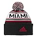 Outerstuff NBA Miami Heat Youth Boys 8-20 Cuffed Knit Hat with Pom, Black, 1 Size