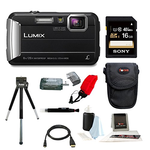 Panasonic Lumix DMC-TS30 Digital Camera (Basic, Black)