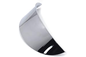 HTTMT MT325-019-CD Chrome 7 Inches Headlamp Headlight Visor Compatible with 1984-2016 Harley 7 Inches Headlamp (Aftermarket product Replace #69793-07) Softail Slim Street Glide Road King