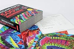 Origami Paper 500 sheets Tie-Dye Patterns