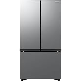 Samsung 27 Cu. Ft. Smart 3-Door French Door Counter-Depth Refrigerator with Dual Auto Ice Maker, All-Around Cooling, Stainless Steel