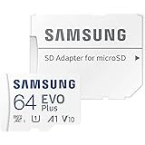 Samsung Evo Plus 64GB MicroSD XC Class 10 UHS-1 Mobile Memory Card for Samsung Galaxy J3 J1 Nxt Ace A9 A7 A5 A3 Tab A 7.0 E 8