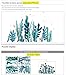 Amaonm Creative Cartoon Removable 3D Under The Sea World Nature Scenery Wall Stickers Ocean Grass Colorful Seaweed Baseboard Wall Decal for Wall Corner Nursery Room Bathroom Living Room (Grass)