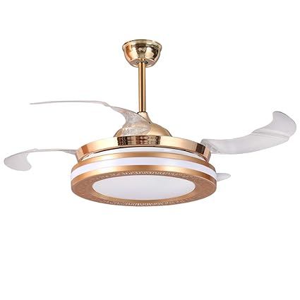 Luxurefan 42inch Led Chdelier Retractable Ceiling Fan Blade 3