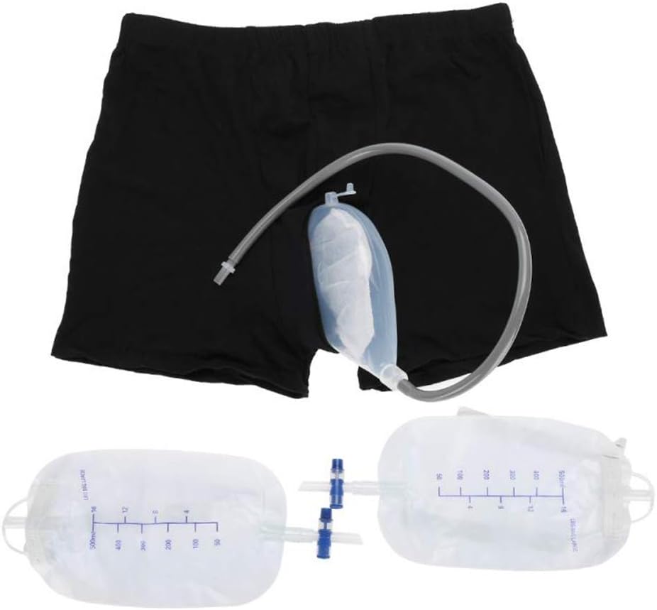 Dr.Taylor Herren Urine Drainage Beutel mit Comfort Pants, 500ml * 2