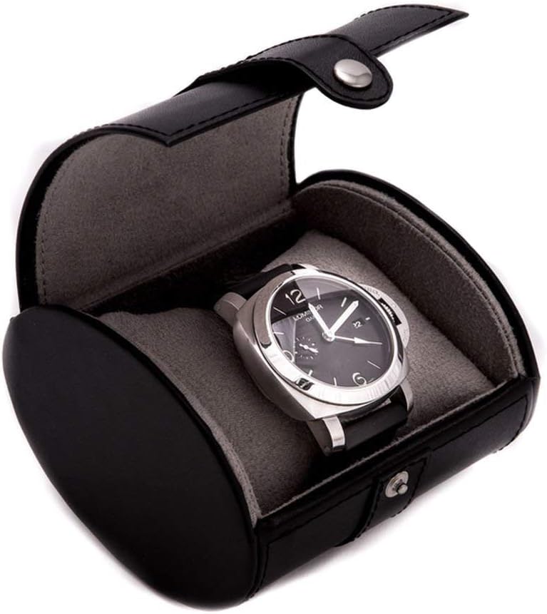 Single Watch Case - Travel Watch Organizer Watches Case Leatherette Roll Watch Storage Pouch Jewelry Box