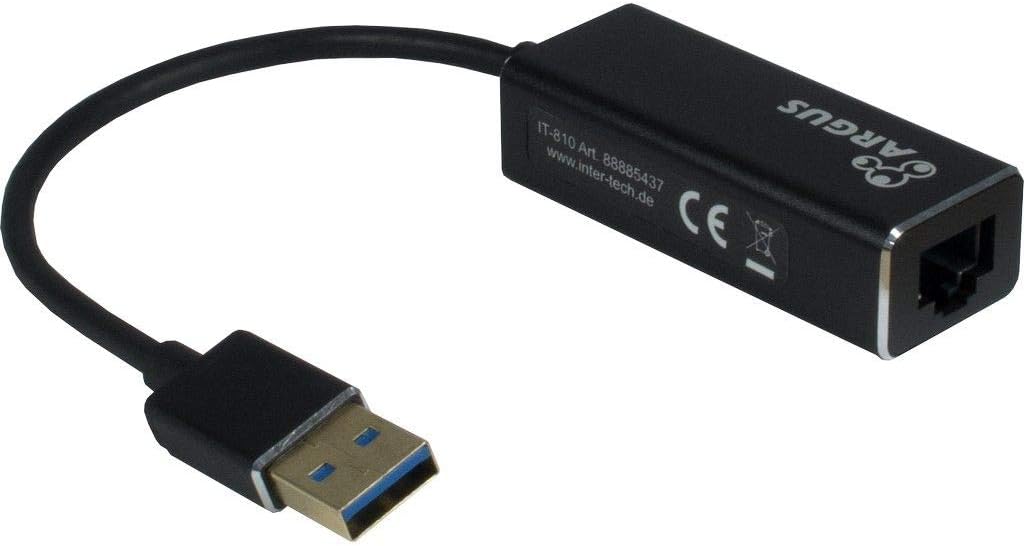 Inter-Tech 88885437 LAN Adaptor Argus IT-810, Black
