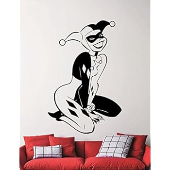 Amazon Com Harley Quinn Wall Sticker Marvel Comics