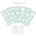 85 Snowflake Window Clings Christmas Window Decorations 34 Different Snowflakes by NICEXMAS