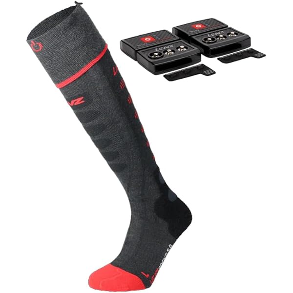 LENZ ヒートソックス バッテリーセット サイズ EU 35〜38 Amazon.com: Lenz 6.1 Toe Cap Compression Unisex Heated Socks with