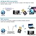 Wonsidary USB Wifi Adapter, AC 600Mbps Dual Band(5GHz/433Mbps + 2.4GHz/150Mbps) Wireless Network Dongle for Laptop Destop Windows XP/Vista/7/8/10, Mac OS X 10.6-10.13 (Mini 600Mbps)