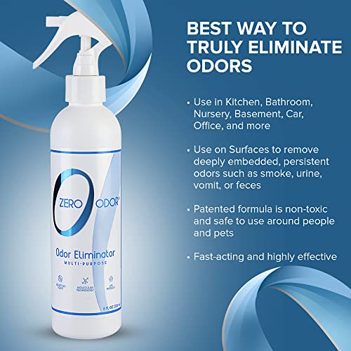 Zero Odor MultiPurpose Household Odor Eliminator, Trigger Spray, 8