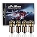 Antline 1156 1141 1003 7506 BA15S LED Bulbs Amber Yellow, 12-24V Super Bright 1000 Lumens Replacement for RV Camper Interior Lights, Turn Signal Blinker Lights, Side Marker Lights (Pack of 4)