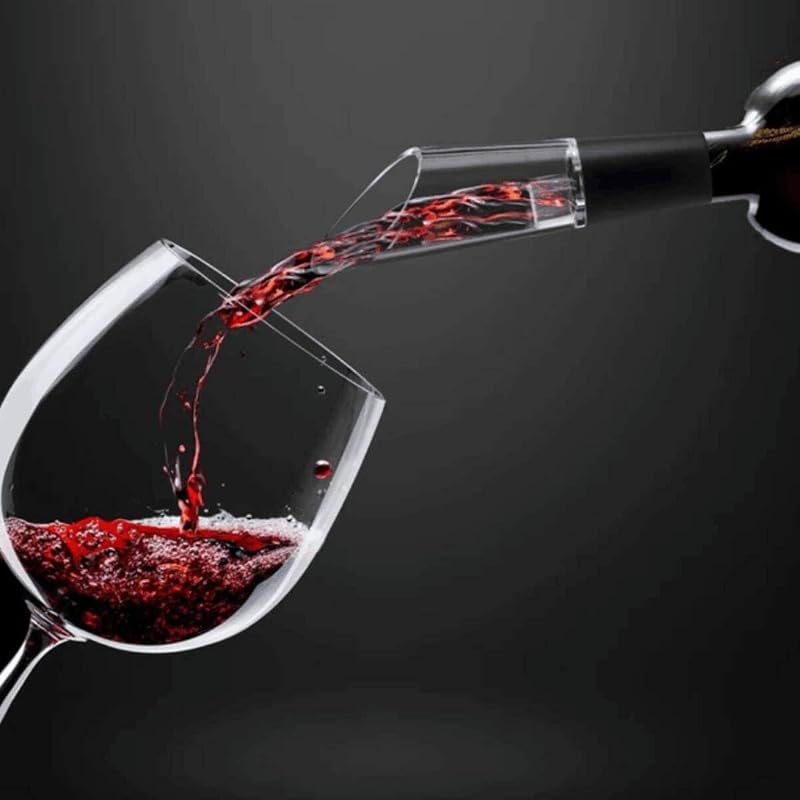 Saca-rolhas elétrico recarregável EasyOpen, abridor automático de vinho com cortador de etiquetas de garrafas, decantador e tampão de vedação, USB, luz LED