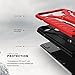 Zizo Static Cover - Case for iPhone Xs Max + Military Grade Drop Tested + Built in Kickstand (Red/Black)