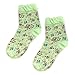 Wrapables Women’s Vintage Floral Posies Socks (Set of 5)