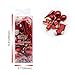 AMS Shatterproof Clear Plastic Christmas Ball Ornaments Decorative Xmas Balls Baubles Set with Stuffed Delicate Decoration (21pcs)…