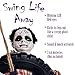 Halloween Haunters 3 Foot Animated Hanging Swinging Leg Kicking Zombie Boy Reaper in Tire Swing Prop Decoration - 16