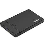 TeckNet 2.5 inch USB 3.0 External Hard Drive Enclosure Case for 9.5mm 7mm 2.5-Inch SATA HDD and SSD, Support UASP and Optimized for SSD, Tool-Free