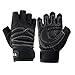 TClian 525 Men's Training Fitness Gym Gloves, Training Fitness Workout Wrist Wrap Workout Exercise