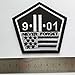 SpaceAuto Never Forget The September 11 Attacks The Pentagon 9/11 Nation Tactical Morale Desert Badge Hook & Loop Embroidery Patch 3.42