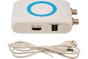 HDM66 HD Modulator, HDMI RF Modulator Support PAL/NTSC Format Output to RF Modulator, HD Multimedia Interface for Home TV CAT