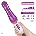 Clitoral Tongue Vibrator 360° 7x7 Vibration Rotation Combinations for Realistic Oral Sex Fun, PALOQUETH Rechargeable Clit Stimulator G Spot Vibrator with Heating Function for Intense Stimulation