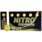 NITRO 2024 Crossfire Golf Balls 15-Pack [Glossy Yellow]