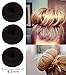 Fireboomoon 3Pcs Extra-large Size Hair Donut Bun Ring Styler Maker （Brown）