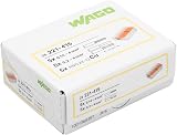 WAGO 221-415 25 Piece Connection Block 5 Conductors 0.14-4 mm² Orange view 8