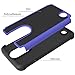 For LG Aristo Case, LG Phoenix 3 Case, LG Fortune Case, LG Rebel 2 LTE Case, LG Risio 2 Case, LG K8 2017 Case, OEAGO [Shockproof] Hybrid Dual Layer Defender Protective Case Cover (Blue)