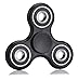 Hand Spinner Toy - Reliatronic Portable Tri-Spinner - Perfect for ADHD, Anxiety and Stress Relief - Suitable for Adults and Kids, Black