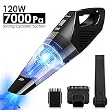 Handheld Vacuum Cleaner Cordless 7000PA Hand Vacuum Cleaner 16V Lithium 120W Rechargeable Hand Vac