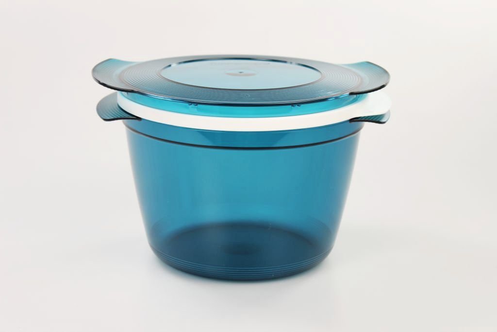 Tupperware Microwave Microcook 2.25 Litres Turquoise Cook Plus Round K39 Micro Micro
