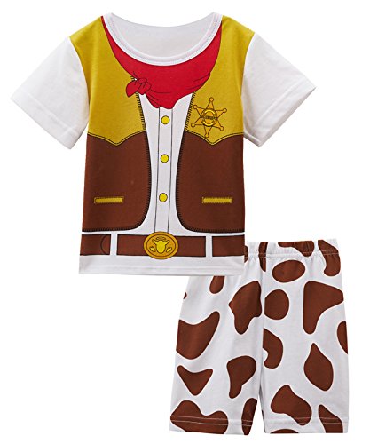 Mombebe Baby Boys' Western Cowboy Costume Short Set
