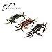 FYSHFLYER Monstar 3D PVC Crab Bait;Barbed Hooks; 1.1-Ounce 4-Inch Fishing Lures